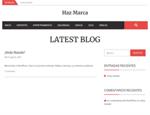 Tablet Screenshot of hazmarca.com